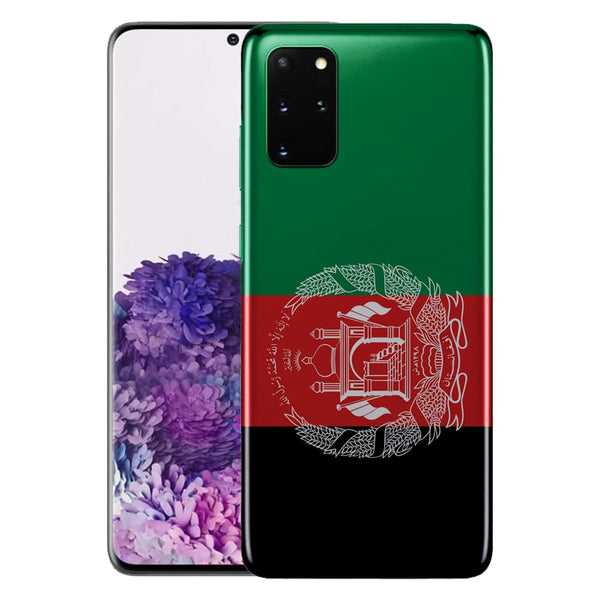 Drapeau Afghanistan, Coque Samsnug Galaxy S20, S20 Plus