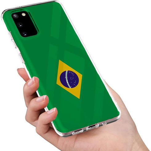 Coque S20 incassable Drapeau Bresil