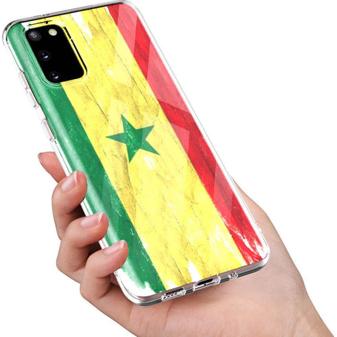 Drapeau Camerounais | Coque Samsung S20 Drapeau Cameroun | S20+, S20 Ultra | Housse Galaxy protection Silicone, Tpu, Antichocs | Verre Trempé | Grunge MaCoquePerso