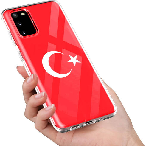 Drapeau Turc | Coque Samsung S20 Drapeau Turquie | Housse Galaxy protection Silicone, Tpu, Antichocs | Plexiglass | S20+, S20 Ultra MaCoquePerso