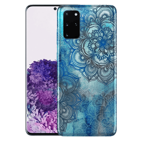Fleurs Blue Lost - Coque Samsung S20, S20 Plus