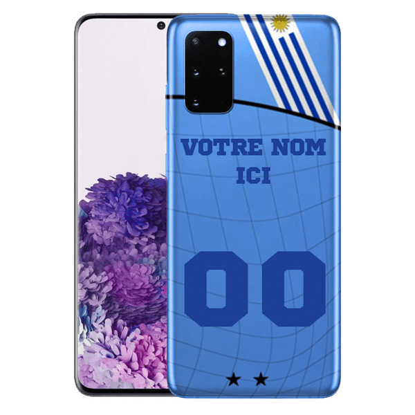 Foot Uruguay - Coque Samsung S20, S20 Plus Equipe La Céleste