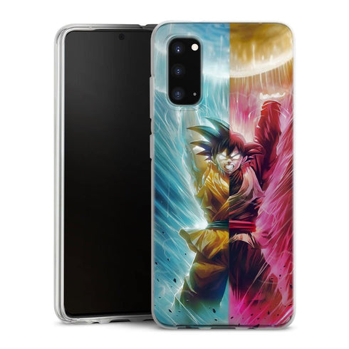 Goku et Black Goku | Coque Telephone iPhone, Samsung Galaxy, Huawei, Oppo, Xiaomi - Silicone, SAMSUNG GALAXY S20