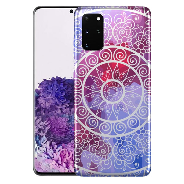 Mandala Bleu - Coque Samsung S20 - Silicone - Tribale