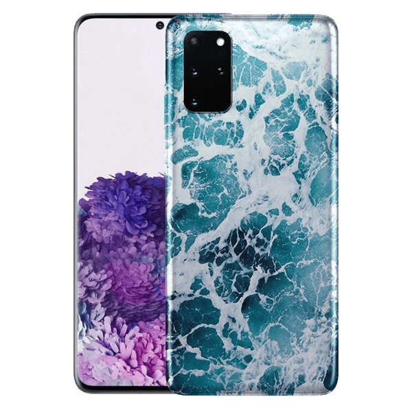 Marbre Bleu - Coque Telephone Samsung S20, S20 Plus