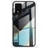 Coque incassable en verre Trempé pour Samsung S20 Minimal Blue Style