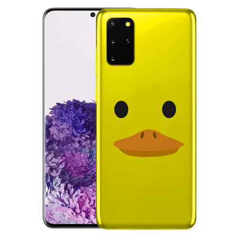 Mon Canard / Coque Samsung S20, S20 ultra / Housse Telephone Silicone - Motif Animal / Couleur Jaune MaCoquePerso