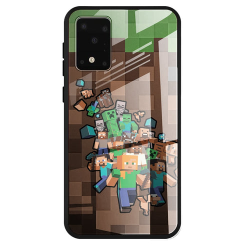 SAMSUNG NOTE 20 | Minecraft Creeper | Coque Silicone | Tpu Antichocs | Protection Souple - MaCoquePerso