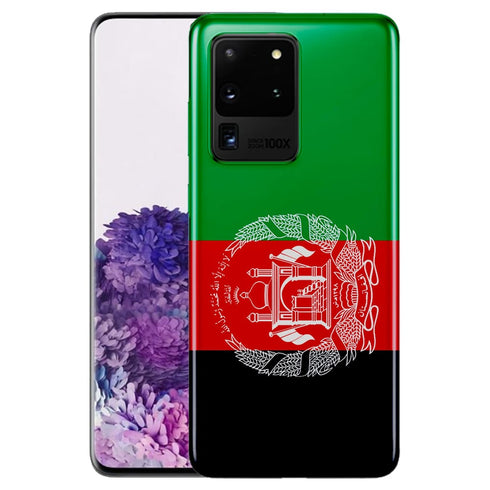 Drapeau Afghan, Coque S20 Pro en Silicone