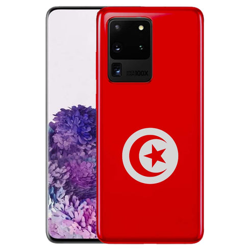 Coque Samsung Galaxy S20 ultra Drapeau Tunisie