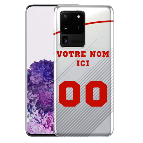 Equipe Foot Ball Biało-czerwoni pour Samsung S20 a Personnaliser