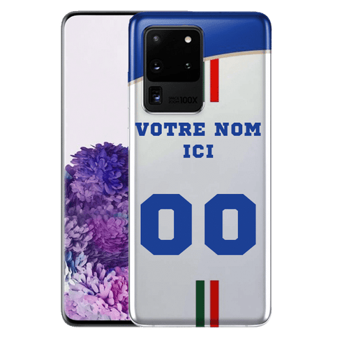 Coque S20 Ultra Equipe de Foot Ball iTalienne Squadra Azzurra a Personnaliser