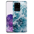 Coque portable Samsung S20 Ultra effet Marbre Bleu