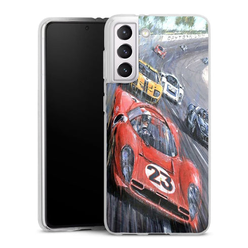 Coque Samsung Galaxy S21, Galaxy S21 Plus 24h du mans, pour les papas fan de sport auto