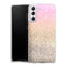 Coque Samsung Galaxy S21, Galaxy S21 Plus pink glitter