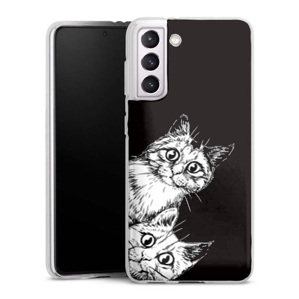 Coque Samsung Galaxy S21 Coco Chat - MaCoquePerso
