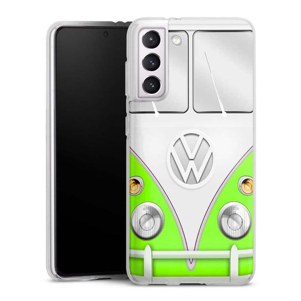 Coque Samsung Galaxy S21, Galaxy S21 Plus combi vert vokswagen