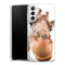 Coque Samsung Galaxy S21 Drôle de Girafe - MaCoquePerso