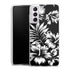 Coque Samsung Galaxy S21, Galaxy S21 Plus fleurs sauvages noires
