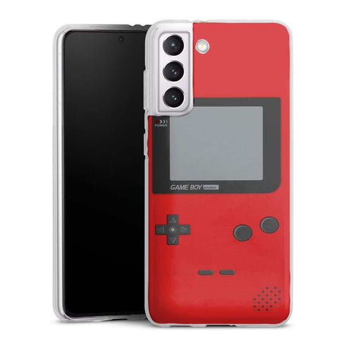 Coque Samsung Galaxy S21, Galaxy S21 Plus game boy rouge