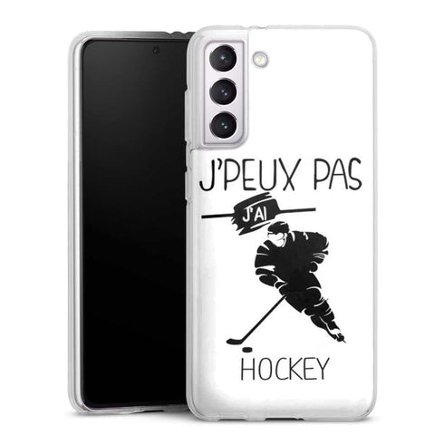 Coque Samsung Galaxy S21, Galaxy S21 Plus je peux pas j'ai hockey sur glace