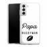 Coque Samsung Galaxy S21, Galaxy S21 Plus papa Rugbyman, idée cadeau fête des peres