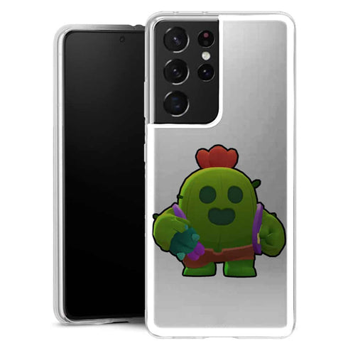 Coque Samsung Galaxy S21 Brawl Stars Spike Cactus - MaCoquePerso