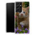 Coque Samsung Galaxy S21 Flowery Garden Lovely and enchanting cat - MaCoquePerso