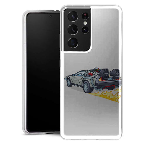 Coque Telephone Samsung Galaxy S21 originale Delorean retour vers le futur - MaCoquePerso