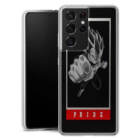 Coque Samsung Galaxy S21 Dbz Vegeta Pride - MaCoquePerso