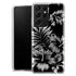 Coque pour Samsung Galaxy S21 Fleurs Sauvages Noires - MaCoquePerso