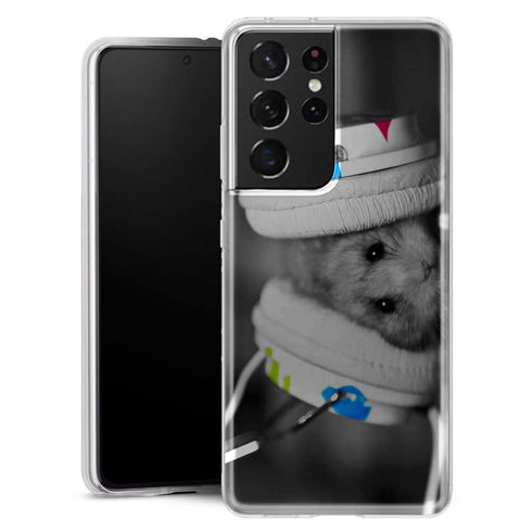 Coque Samsung Galaxy S21 Funny Hamster Beat Sound - MaCoquePerso
