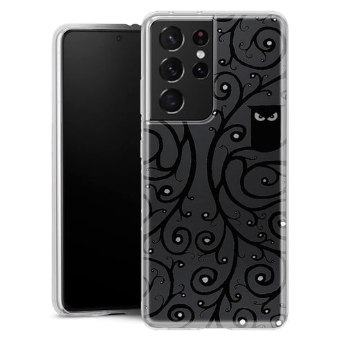 Coque Samsung Galaxy S21 Hibou Noir et Blanc - MaCoquePerso