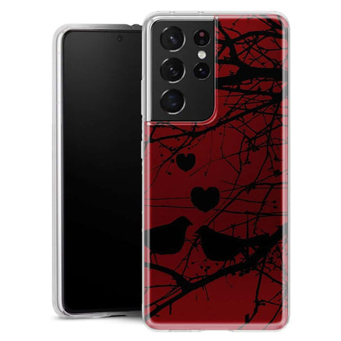 Coque Samsung Galaxy S21 Loving Birds - MaCoquePerso