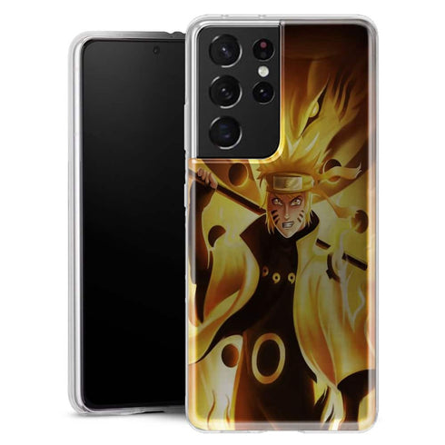 Coque Samsung Galaxy S21 Naruto Chakra Kyubi - MaCoquePerso