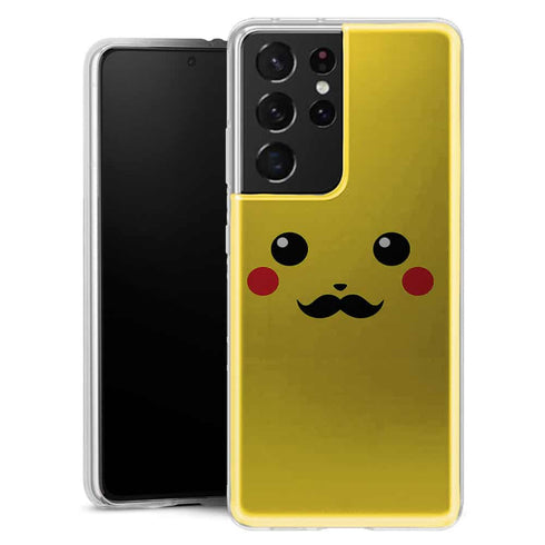 Coque Samsung Galaxy S21 Pika Moustaches - MaCoquePerso