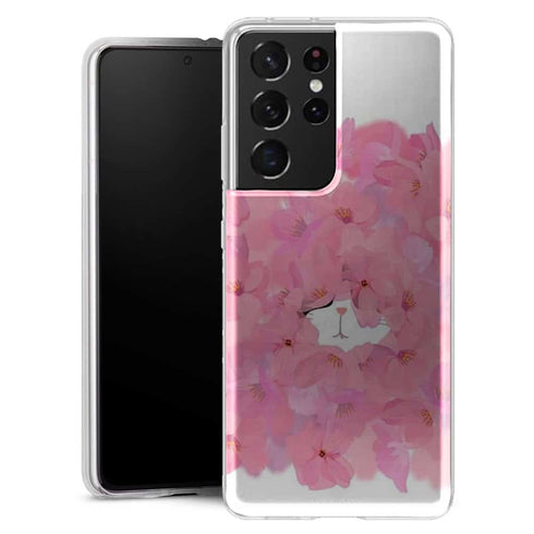 Coque Samsung Galaxy S21 Pinky Cat - MaCoquePerso