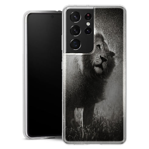 Coque Samsung Galaxy S21 Roi Lion - MaCoquePerso