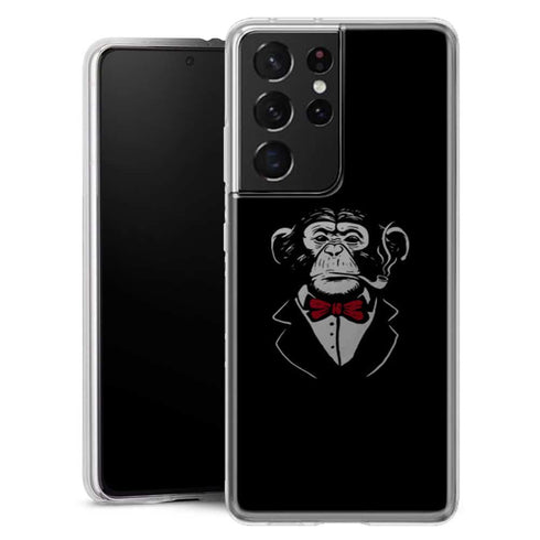 Coque Samsung Galaxy S21 Singe Mafia - MaCoquePerso