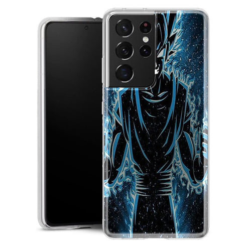 Coque Samsung Galaxy S21 Goku Electrique - MaCoquePerso