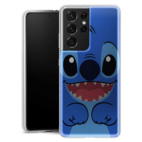 Coque Samsung Galaxy S21 Stitch Blue - MaCoquePerso