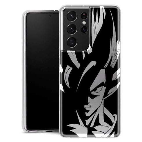 Coque Samsung Galaxy S21 Super Sayian et Sango KU - MaCoquePerso
