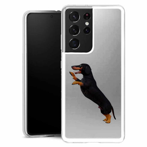 Coque Samsung Galaxy S21 Teckel Story - MaCoquePerso