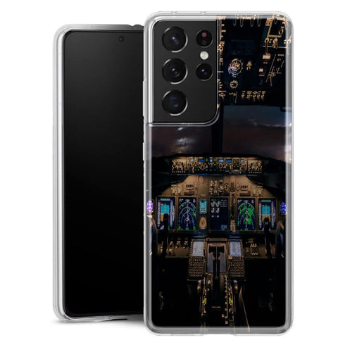 Coque Samsung Galaxy S21 Cockpit aircraft - MaCoquePerso