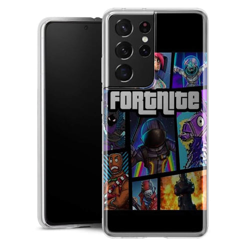 Coque Telephone Samsung Galaxy S21 Fortnite Battle Royale - MaCoquePerso