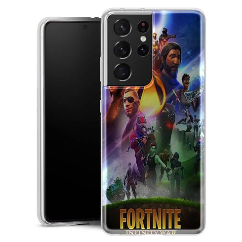Coque Telephone Samsung Galaxy S21 Fortnite Skin Omega infinity war - MaCoquePerso