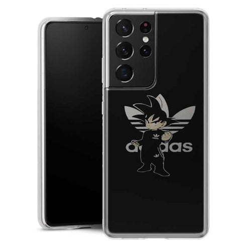 Coque Samsung Galaxy S21 Goku Bad guy Adidas Jogging - MaCoquePerso