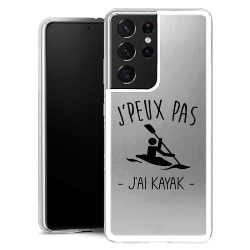Coque Samsung Galaxy S21 Je peux pas j'ai Kayak - MaCoquePerso