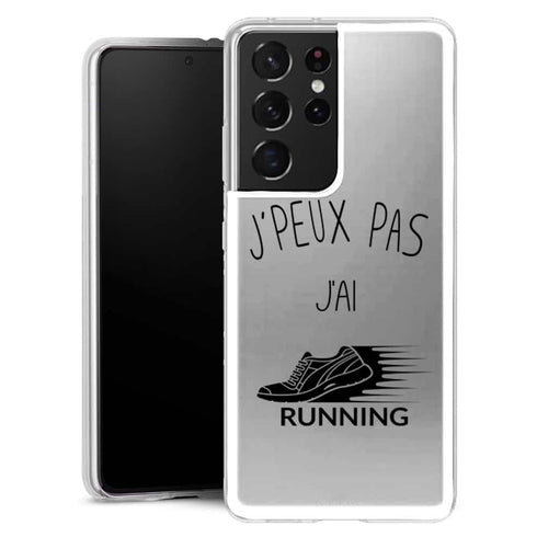 Coque Samsung Galaxy S21 Je peux pas j'ai Running - MaCoquePerso