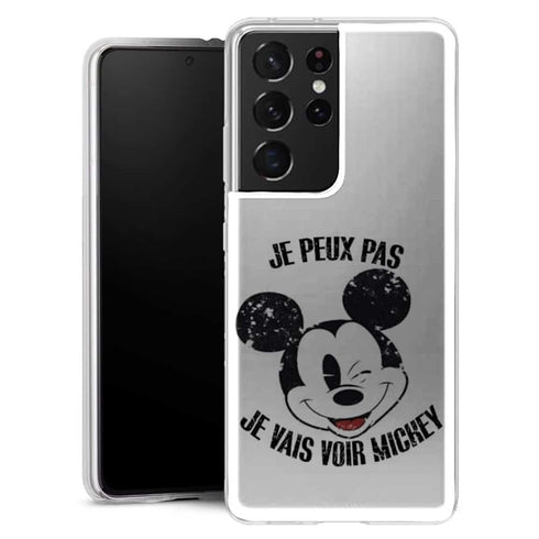 Coque Samsung Galaxy S21 Je peux pas je vais voir Mickey - MaCoquePerso